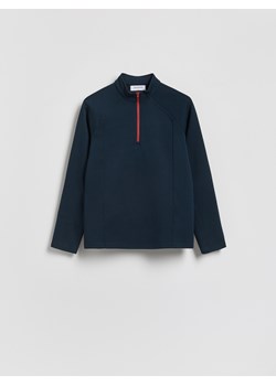 Reserved - Bluza ze stójką - granatowy ze sklepu Reserved w kategorii Bluzy damskie - zdjęcie 189309816