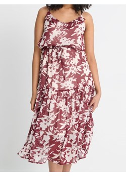 Sinsay - Sukienka midi an ramiączkach z kwiatowym wzorem - wielobarwny ze sklepu Sinsay w kategorii Sukienki - zdjęcie 189310188