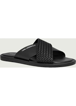 Karl Lagerfeld Klapki KASTOR IV | z dodatkiem skóry ze sklepu Gomez Fashion Store w kategorii Klapki męskie - zdjęcie 189311946
