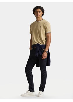 Polo Ralph Lauren T-Shirt 710963492500 Beżowy Regular Fit ze sklepu MODIVO w kategorii T-shirty męskie - zdjęcie 189312009