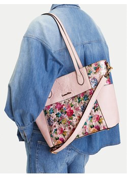Laura Vita Torebka Amep 03 Różowy ze sklepu MODIVO w kategorii Torby Shopper bag - zdjęcie 189312027