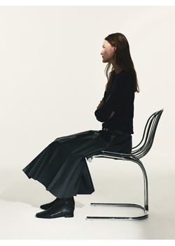 Reserved - Botki ze skóry owczej - czarny ze sklepu Reserved w kategorii Botki - zdjęcie 189313518