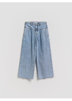 Reserved - Jeansy wide leg - niebieski ze sklepu Reserved w kategorii Spodnie dziewczęce - zdjęcie 189313579