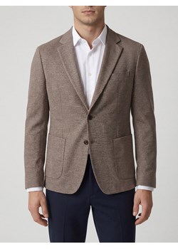 Reserved - Marynarka slim fit z dodatkiem wiskozy - brązowy ze sklepu Reserved w kategorii Marynarki męskie - zdjęcie 189313705