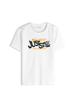 GATE Bawełniana koszulka z nadrukiem 7Y ze sklepu gateshop w kategorii T-shirty chłopięce - zdjęcie 189313888