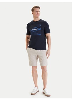 Bugatti T-Shirt 8350-75044C Granatowy Regular Fit ze sklepu MODIVO w kategorii T-shirty męskie - zdjęcie 189314277
