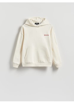 Reserved - Bawełniana bluza z kapturem SUPERMAN™ - złamana biel ze sklepu Reserved w kategorii Bluzy męskie - zdjęcie 189314886