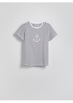 Reserved - T-shirt z aplikacją - wielobarwny ze sklepu Reserved w kategorii Bluzki damskie - zdjęcie 189314905