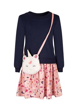 happy girls by Eisend 2-częściowy zestaw w kolorze granatowo-jasnoróżowym ze sklepu Limango Polska w kategorii Sukienki dziewczęce - zdjęcie 189315319