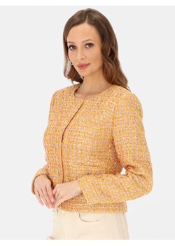Żakiet tweedowy damski z ozdobnymi guzikami L’AF Meja ze sklepu Eye For Fashion w kategorii Marynarki damskie - zdjęcie 189317076