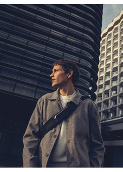 Reserved - Kurtka koszulowa z kołnierzem - jasnoszary ze sklepu Reserved w kategorii Kurtki męskie - zdjęcie 189317268