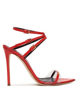 Sandały Elisabetta Franchi SA49L61E2 Czerwony ze sklepu eobuwie.pl w kategorii Sandały damskie - zdjęcie 189317855