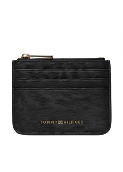 Etui na karty kredytowe Tommy Hilfiger Th Modern Cc Holder AW0AW18486 Czarny ze sklepu eobuwie.pl w kategorii Etui - zdjęcie 189317865