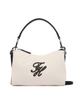 Torebka Tommy Hilfiger Th Elevated Nylon Mini Crossover AW0AW18623 Écru ze sklepu eobuwie.pl w kategorii Listonoszki - zdjęcie 189317879