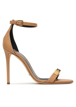 Sandały Elisabetta Franchi SA12L61E2 Beżowy ze sklepu eobuwie.pl w kategorii Sandały damskie - zdjęcie 189317886