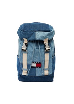 Plecak Tommy Jeans Tjm Denim Patchwork Backpack AM0AM14268 Niebieski ze sklepu eobuwie.pl w kategorii Plecaki - zdjęcie 189317927