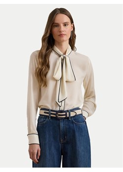 LAUREN RALPH LAUREN Koszula 200957396003 Beżowy Regular Fit ze sklepu MODIVO w kategorii Koszule damskie - zdjęcie 189318476
