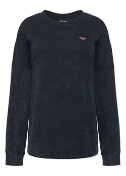 Roxy Bluzka Eastside Midweight ERJKT04381 Czarny Boxy Fit ze sklepu MODIVO w kategorii Bluzki damskie - zdjęcie 189318479