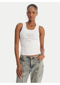 Juicy Couture Top Gothic Crown JCBLV126807 Biały Slim Fit ze sklepu MODIVO w kategorii Bluzki damskie - zdjęcie 189318498
