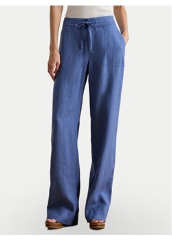 LAUREN RALPH LAUREN Spodnie materiałowe 200735136025 Niebieski Regular Fit ze sklepu MODIVO w kategorii Spodnie damskie - zdjęcie 189318506