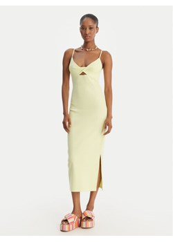 Roxy Sukienka letnia Wavey Lady ERJKD03530 Zielony Slim Fit ze sklepu MODIVO w kategorii Sukienki - zdjęcie 189318519