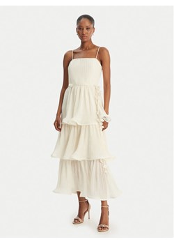 Guess Sukienka codzienna 181309 Biały Classic Fit ze sklepu MODIVO w kategorii Sukienki - zdjęcie 189318545