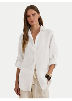 LAUREN RALPH LAUREN Koszula 200782777001 Biały Relaxed Fit ze sklepu MODIVO w kategorii Koszule damskie - zdjęcie 189318568