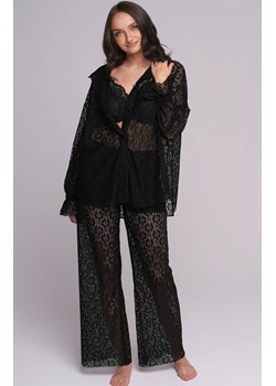 Ava koronkowy komplet damski koszula i spodnie 002, Kolor czarny, Rozmiar L, Ava ze sklepu Primodo w kategorii Komplety bielizny damskiej - zdjęcie 189319737