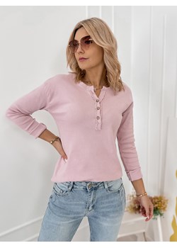 bluzka clara pudrowy róż one size ze sklepu UBRA w kategorii Bluzki damskie - zdjęcie 189320076