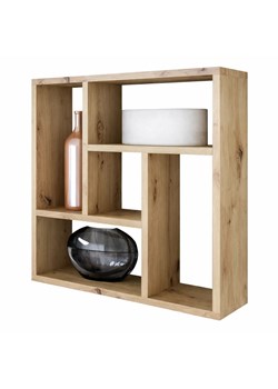 Nowoczesna półka na książki dąb artisan S7-N29 ze sklepu Edinos.pl w kategorii Półki - zdjęcie 189320327