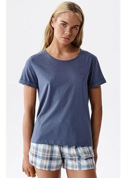 Atlantic piżama damska dwuczęściowa NLP-512-GRAFITOWY, Kolor grafitowy-wzór, Rozmiar S, ATLANTIC ze sklepu Intymna w kategorii Piżamy damskie - zdjęcie 189320375