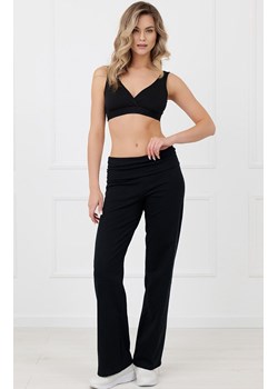 Długie spodnie damskie czarne Inga, Kolor czarny, Rozmiar S, Italian Fashion ze sklepu Intymna w kategorii Spodnie damskie - zdjęcie 189320618
