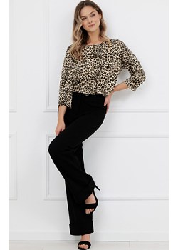 Bluzka damska z rękawem 3/4 w panterkę Kenia, Kolor panterka, Rozmiar S, Italian Fashion ze sklepu Intymna w kategorii Bluzki damskie - zdjęcie 189320666