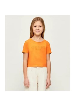 Guess T-shirt | Cropped Fit ze sklepu Gomez Fashion Store w kategorii Bluzki dziewczęce - zdjęcie 189321437