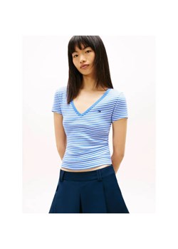 Tommy Jeans T-shirt ESSENTIAL | Slim Fit ze sklepu Gomez Fashion Store w kategorii Bluzki damskie - zdjęcie 189321586