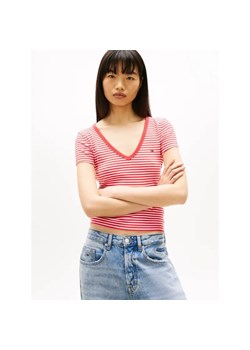 Tommy Jeans T-shirt ESSENTIAL | Slim Fit ze sklepu Gomez Fashion Store w kategorii Bluzki damskie - zdjęcie 189321587