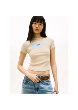 Tommy Jeans T-shirt | Cropped Fit ze sklepu Gomez Fashion Store w kategorii Bluzki damskie - zdjęcie 189321605