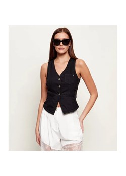 Pinko Jeansowa kamizelka GARDENER | Slim Fit ze sklepu Gomez Fashion Store w kategorii Kamizelki damskie - zdjęcie 189322637