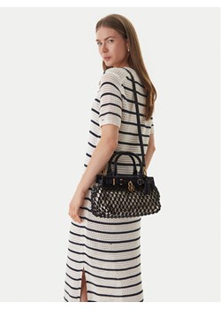 Tommy Hilfiger Torebka American Icon Mini Tote Macrame AW0AW18542 Czarny ze sklepu MODIVO w kategorii Torebki worki - zdjęcie 189322829