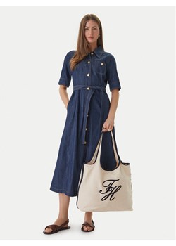 Tommy Hilfiger Torebka Th Summer Tote Canvas AW0AW18398 Biały ze sklepu MODIVO w kategorii Torby Shopper bag - zdjęcie 189322917
