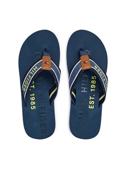 Tommy Hilfiger Japonki Sporty Hilfiger Beach Sandal FM0FM05805 Niebieski ze sklepu MODIVO w kategorii Klapki męskie - zdjęcie 189322928