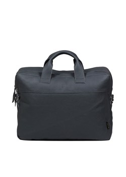 popielata torba skórzana na ramię i do ręki King ze sklepu Słoń Torbalski w kategorii Torby na laptopa - zdjęcie 189323667