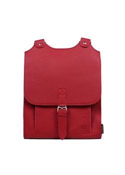 czerwony plecak skórzany Bookpack ze sklepu Słoń Torbalski w kategorii Plecaki - zdjęcie 189323675
