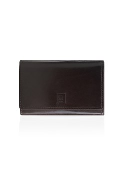 brązowy portfel skórzany damski KLASYCZNY rozkładany ze sklepu Słoń Torbalski w kategorii Portfele damskie - zdjęcie 189323688