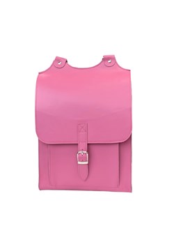 różowy plecak skórzany Karol z komorą na laptop ze sklepu Słoń Torbalski w kategorii Plecaki - zdjęcie 189323808