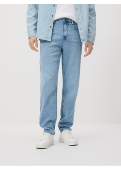 Reserved - Jeansy carrot z efektem sprania - niebieski ze sklepu Reserved w kategorii Jeansy męskie - zdjęcie 189324229
