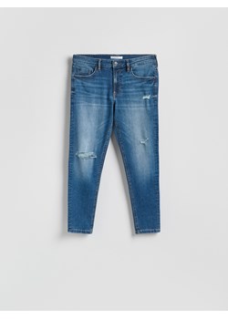 Reserved - Jeansy skinny z przetrciami - niebieski ze sklepu Reserved w kategorii Jeansy męskie - zdjęcie 189324245