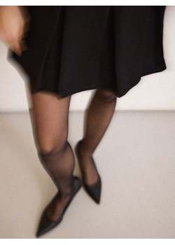 Mohito - Skórzane czółenka - czarny ze sklepu Mohito w kategorii Czółenka - zdjęcie 189324395