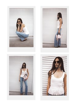 Mohito - Różowy top z baskinką - różowy ze sklepu Mohito w kategorii Bluzki damskie - zdjęcie 189324488