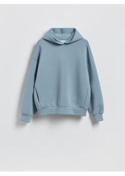 Reserved - Gładka bluza z kapturem - turkusowy ze sklepu Reserved w kategorii Bluzy męskie - zdjęcie 189324726